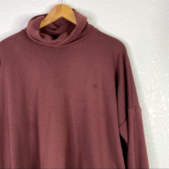 Aerie Maroon The Sweat Everyday Pullover Sweatshirt - Picture 3 of 10